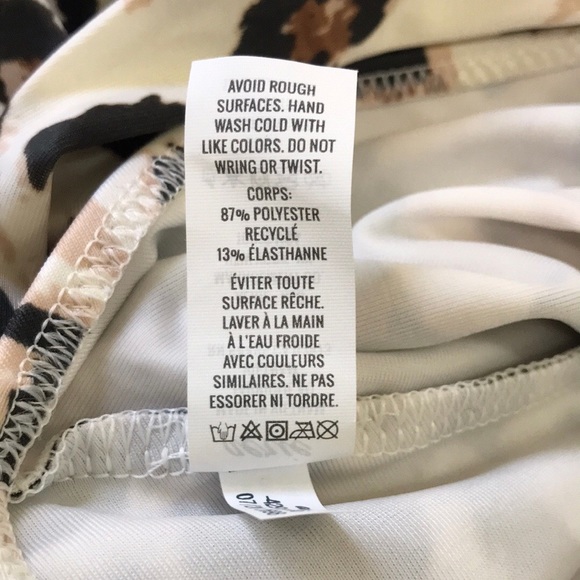 NWT Aerie Leopard Wrap One Piece Swimsuit - Picture 16 of 16